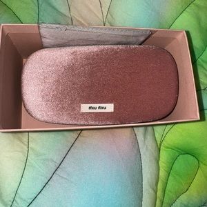 Miu Miu clear glasses